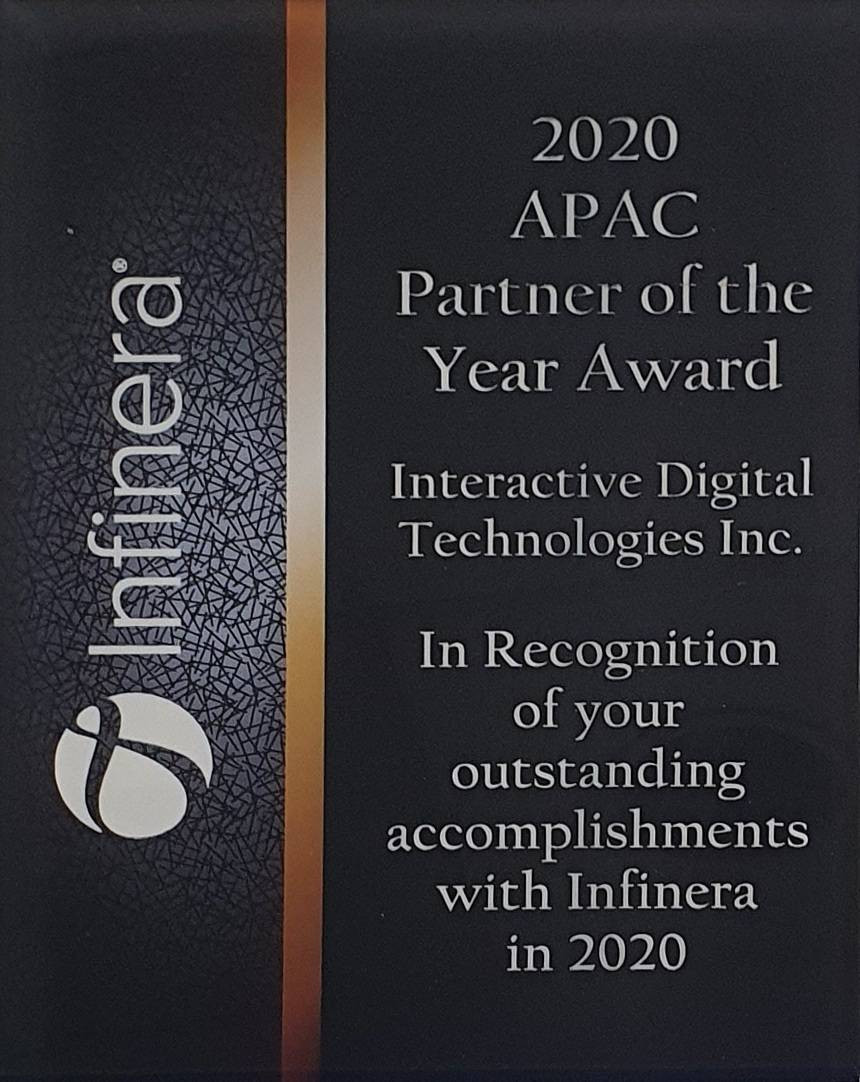 2020年獲頒原廠獎項紀錄