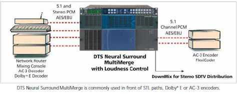 Up/DownMix，Loudness Control